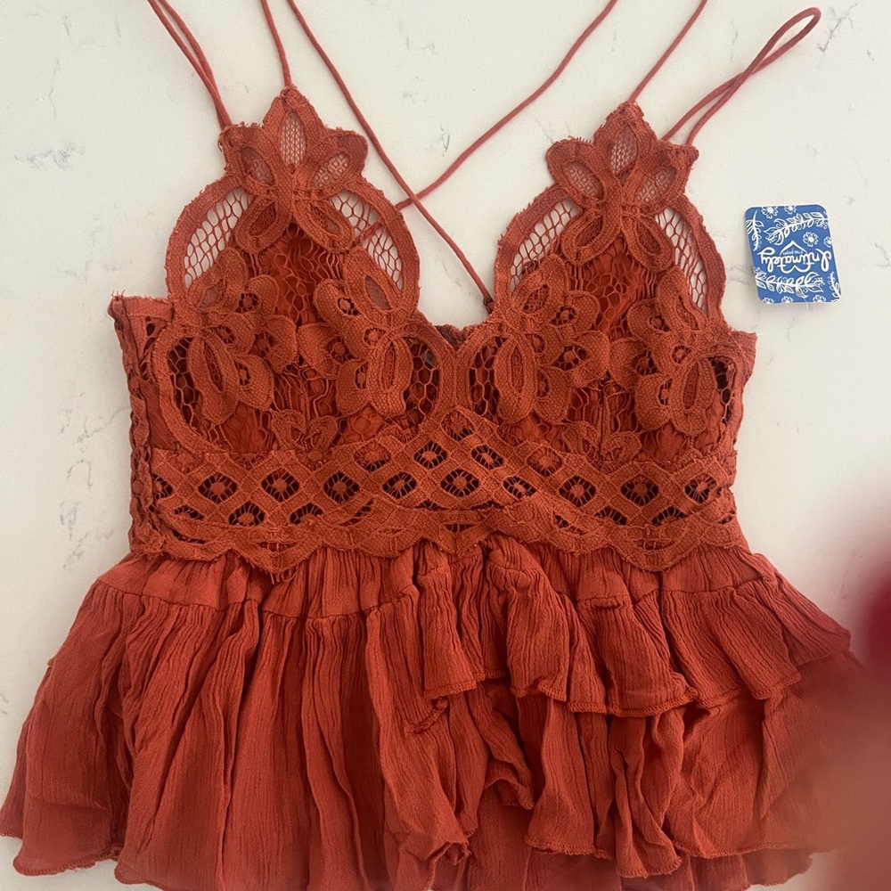 ❌SOLD Free People Lace Adella Top